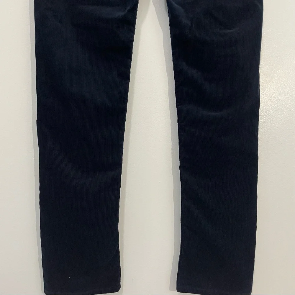Polo by Ralph Lauren Navy Corduroy Slim Fit Straight Pants Size 32 X 34